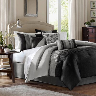 amherst 7 piece comforter set purpl